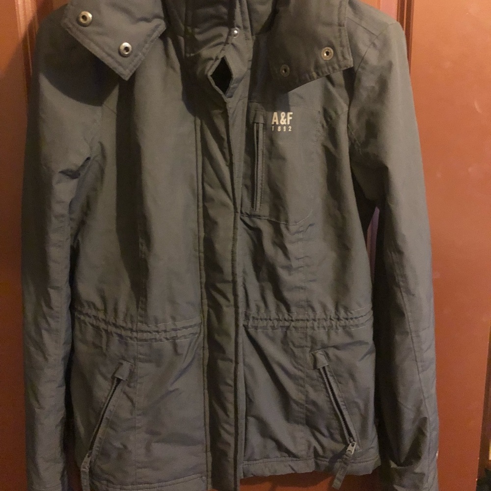 Slate grey Abercrombie and Fitch jacket